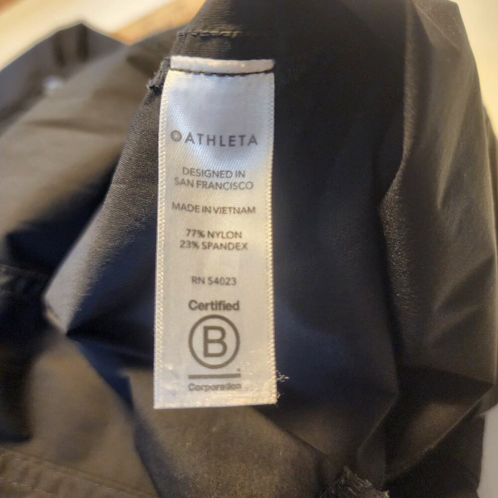 Athleta Jumpsuit Romper Canopy Parachute Sleeveless Black Women's 2 - Picture 12 of 13